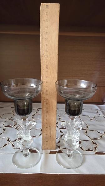 Хрустальные подсвечники ГХЗ