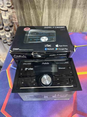 Процессорная 2 дин магнитола Аура в авто