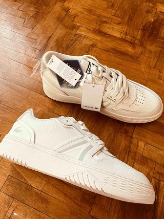 Новые кожаные кеды Lacoste Франция