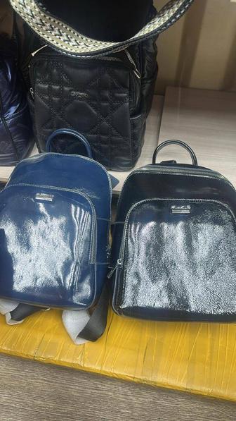 Кожаный , натуральная кожа, рюкзак женский.