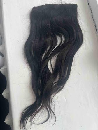 Продам натуральные волосы, черный