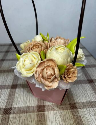 Зефирные цветы на 8марта(халяль)