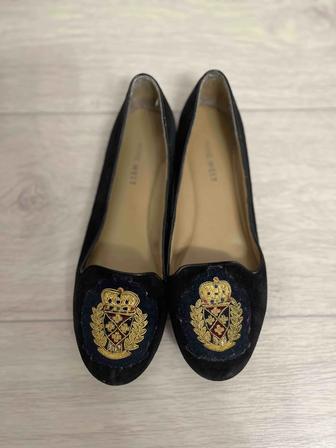 ПРОДАМ синие замшевые туфли Nine West
