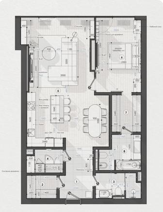Технический план квартир домов 3Д дизайн