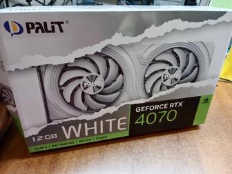 Видеокарта RTX4070 12Gb Palit белая новая