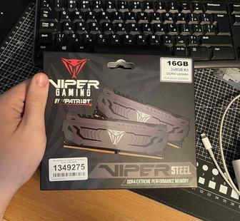 Оперативная память (ОЗУ), ddr4 viper steel 3200 2x8 на гарантии.