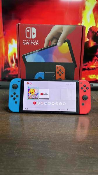 Nintendo Switch OLED в идеальном состоянии