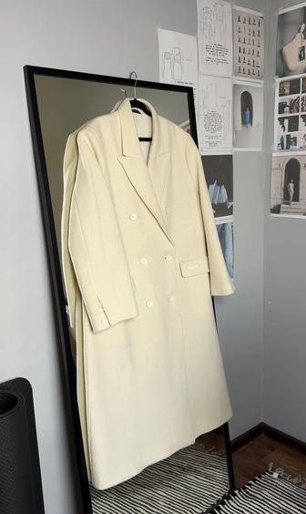 Шерстяное пальто LACOSTE