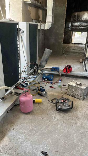 Установка кондиционер