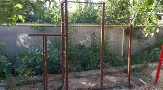 Изготовление Уличных тренажеров, Турники 2 в 1