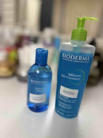 Гель и тоник и крем для лица BIODERMA оригинал