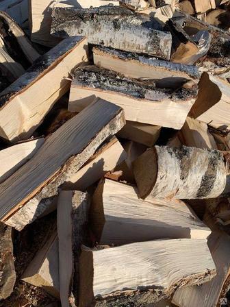 Дрова колотые микс(карагач,береза,клен,тополь,ясень,абрикос,орех)
