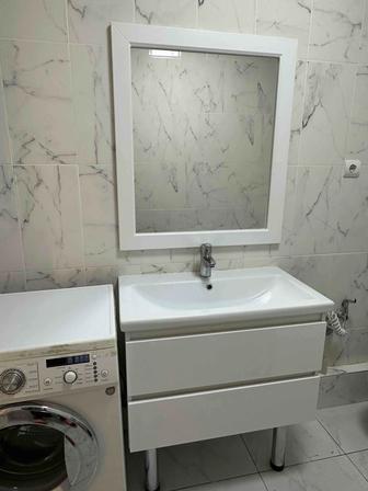 Раковина с зеркалом