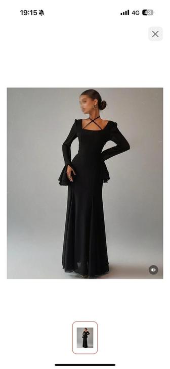 Элегантное черное вечернее платье.
Размер 42 (S).
Всего 1 раз надевали