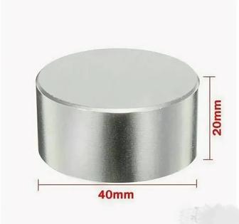 Неодимовый магнит 40мм диаметр 20мм толщина