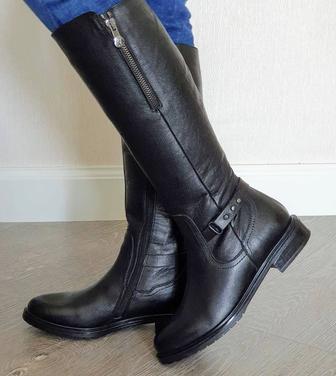 Новые кожанные сапоги Турция