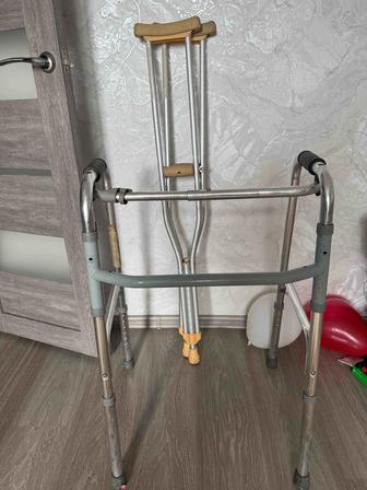 Продам костыль и ходунки