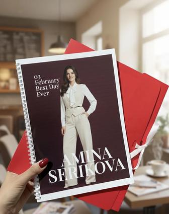 Именной журнал A4 уникальный подарок