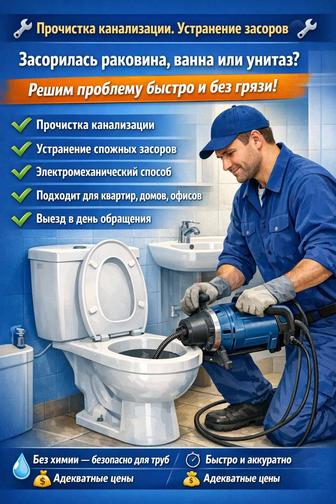 Устранение засоров