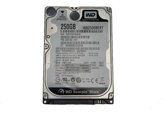 Жесткий диск HDD 250 Gb SATA 2.5 - 9.5mm Western Digital