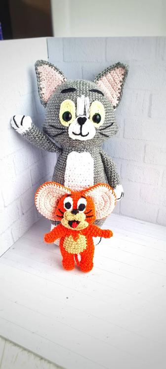 Том и Джерри куклы ручной работы, подарок на новый год