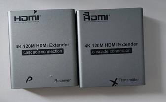 Удлинитель 4К 120m HDMI Extender