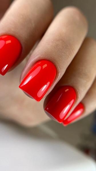 Маникюр наращивание ногтей