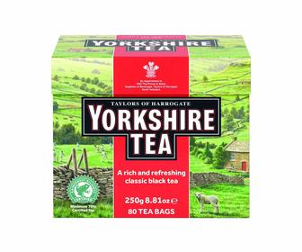 Yorkshire Tea Red 80 packets - Чай Йоркширски 80 пакет