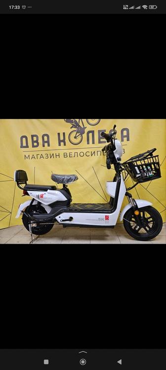 Продам электроскутер с новым литий-ионным аккумулятором 48V 20Ач