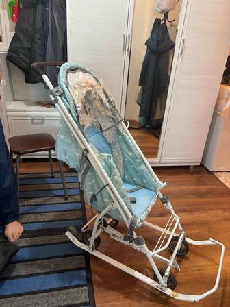 Продам коляску санки