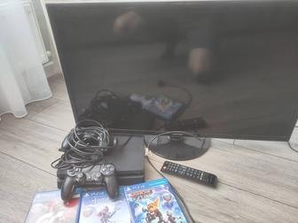 Продам PS4 slim и ТВ Самсунг