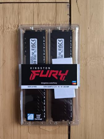 Kingston fury 32GB DDR4 Оперативная память