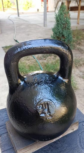 Гиря 24 кг чугунная советская