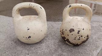 Гиря 16 кг чугунная советская