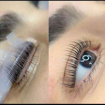 Ламинирование ресниц бровей
