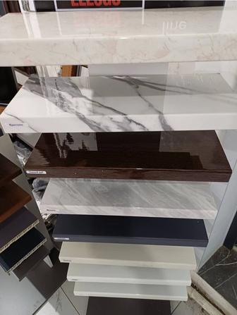 Подоконники глянец, матовые и гладкие.