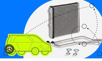 Промывка радиатора печки автомобиля