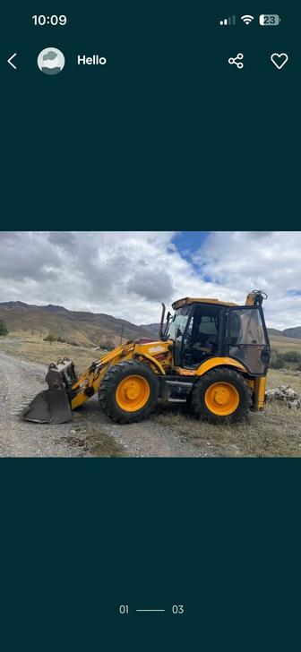 Услуги экскаватор-погрузчик 3 в 1 JCB