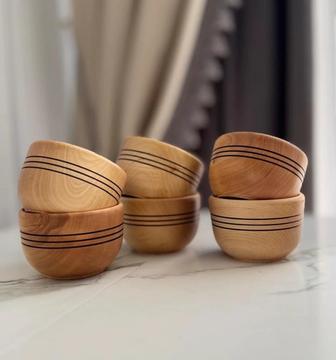 Из дерева посуда