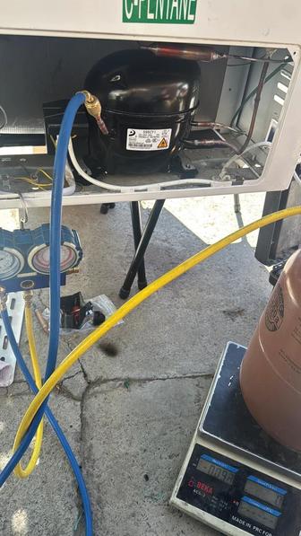 Ремонт Холодильников в морозильных камер Астана.Заправка фреона зам. мотора