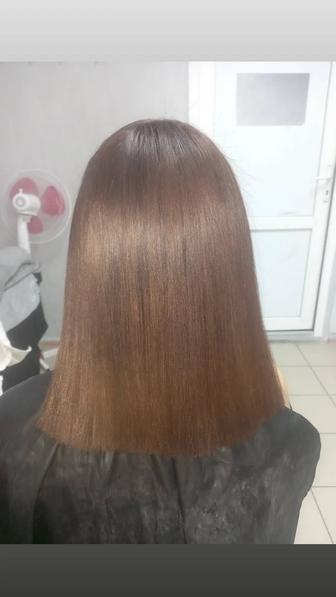 Обучение по Кератиновое выпрямление волос ,есть kaspi red