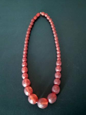 Бусы женские янтарь