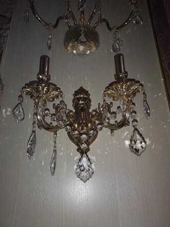 Бра, пр-во Италия, Gold, 2 РОЖКА