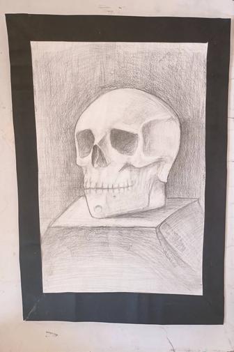 Череп Давида Рисунок