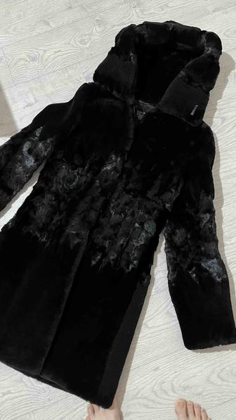 Шуба норка мутон