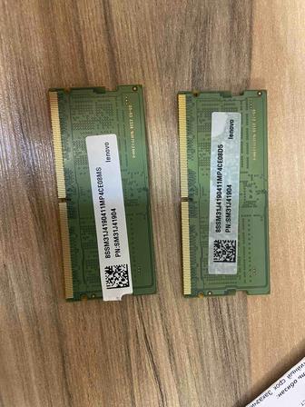 Продаю две плашки ОЗУ Samsung SO DIMM 8 гб 5600 МГц