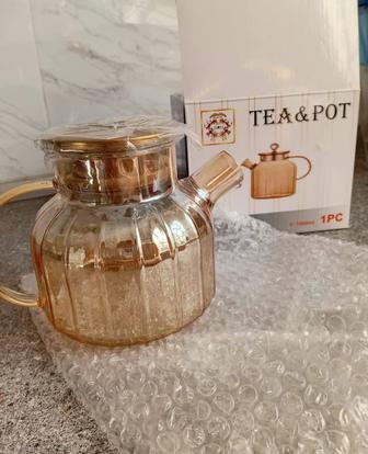 Чайник TEA POT 1 л, стекло