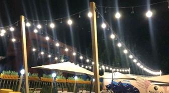 Гирлянда уличная для кафе, баров, домов и т.д. Аренда.