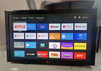 Телевизор LG и смарт приставка в хорошем состояние