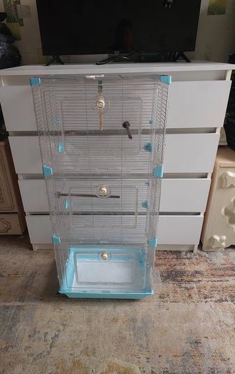 Клетка высота 90 попугаем